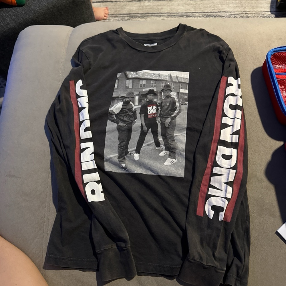 Black RUN DMC Long Sleeve Shirt